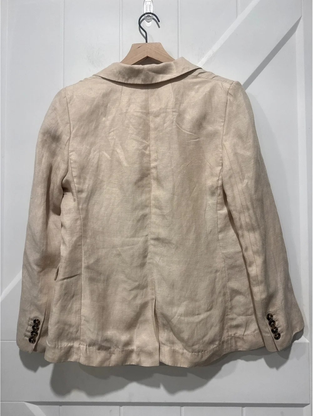 J.Crew Willa Linen Blend Blazer Size 2, Beige